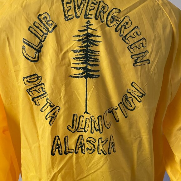 Vintage 70s Pla Jac By Dunbrooke Alaska Light Windbreaker Yellow Delta Junction - Picture 4 of 15